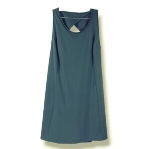 We Wander A Line Active Dress Stretch Teal Blue Athleisure Hike Camp Outdoor 2X